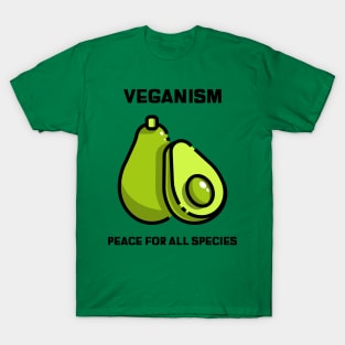 Veganism Peace For All Species T-Shirt